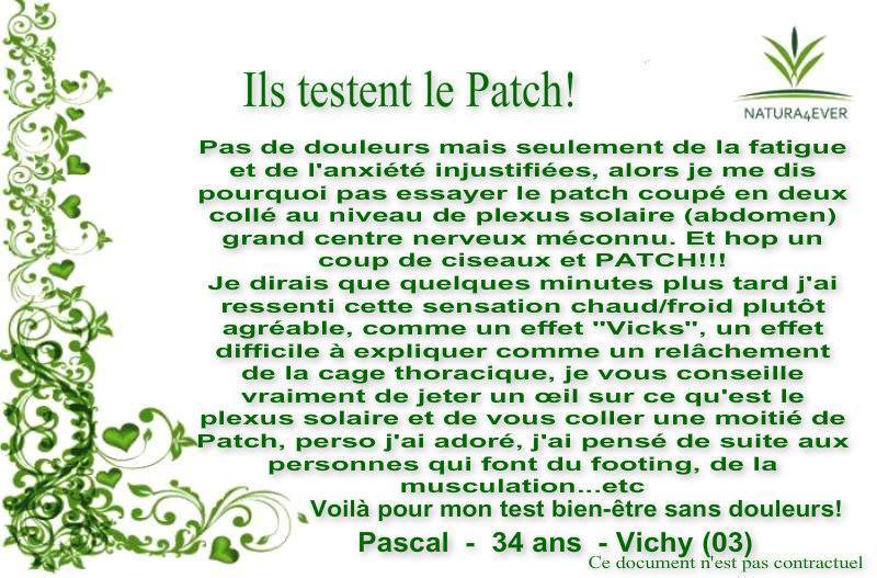 pascal anxiete naturapatch